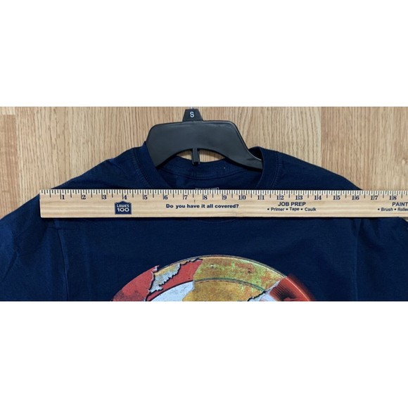 Captain America TShirt Mens S Blue Marvel Shield Crew Neck Short Sleeve Graphic - Picture 2 of 6